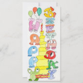 ハッピーバースデー漫画バブルキャラクター (正面)