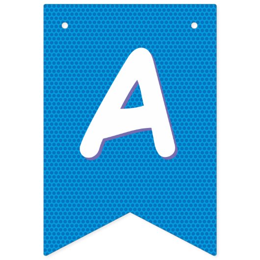 ハッピーバースデー漫画ブックアポップ・アートのート バンティングフラッグ (第3の旗)