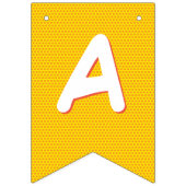 ハッピーバースデー漫画ブックアポップ・アートのート バンティングフラッグ (第3の旗)