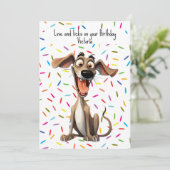 ハッピーバースデー🐶🤪熱狂するウィペット シーズンカード (スタンド正面)