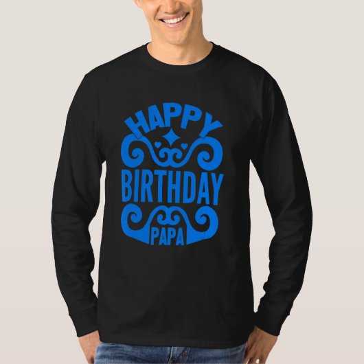ハッピーバースデー父 Tシャツ (正面)