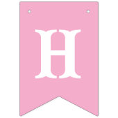 ハッピーバースデー牛プリント バンティングフラッグ (第2の旗)