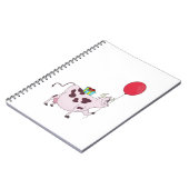 ハッピーバースデー牛 ノートブック (左側)