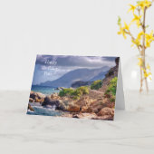 ハッピーバースデー牧師の折り畳みグリーティングカード カード (黄色い花)