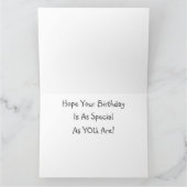 ハッピーバースデー特殊蒸気機関車 カード (内部)