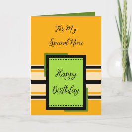 ハッピーバースデー特製ニースオレンジ カード