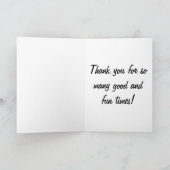 ハッピーバースデー犬の良い友達 カード (内部)