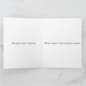 ハッピーバースデー犬カード カード (内部)