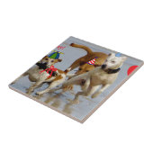 ハッピーバースデー犬 タイル (側面)