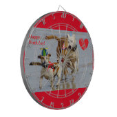 ハッピーバースデー犬 ダーツボード (正面左)