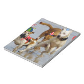 ハッピーバースデー犬 ノートパッド (回転)