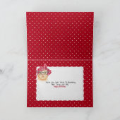 ハッピーバースデー猫と風船 カード (内部)