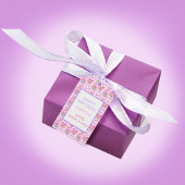 ハッピーバースデー猫はパーティーを持つ ギフトタグ