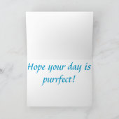 ハッピーバースデー猫グリーティングカード カード (内部)