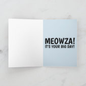 ハッピーバースデー猫グリーティングカード シーズンカード (内部)