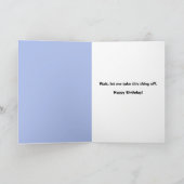 ハッピーバースデー猫トークスルー顔マスク シーズンカード (内部)