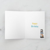 ハッピーバースデー猫年齢層 カード (内部)