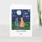 ハッピーバースデー猫 カード (裏面)