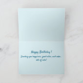 ハッピーバースデー猫 カード (内部)