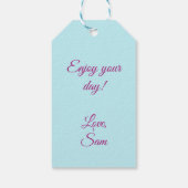 ハッピーバースデー猫 ギフトタグ (裏面)