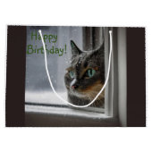 ハッピーバースデー猫 ラージペーパーバッグ (裏面)