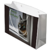 ハッピーバースデー猫 ラージペーパーバッグ (裏面アングル)