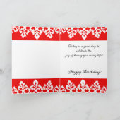 ハッピーバースデー獅子王ホワイトクラウン カード (内部)