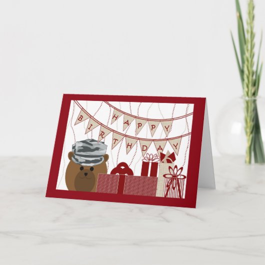 ハッピーバースデー現役空軍ヒーロー! カード (正面)