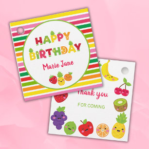ハッピーバースデー甘い果実 フェイバータグ