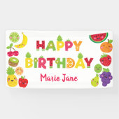 ハッピーバースデー甘い果実 横断幕 (横)