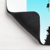 ハッピーバースデー産石樹木外科医リギングツリー マウスパッド (コーナー)