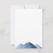 ハッピーバースデー甥マウンテンWIldernessカード サンキューカード (裏面)