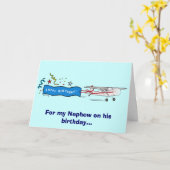 ハッピーバースデー甥機 カード (黄色い花)