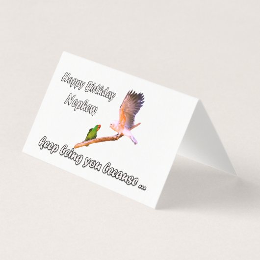 ハッピーバースデー甥 (正面)