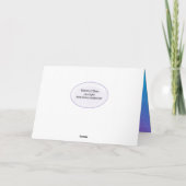 ハッピーバースデー用水彩デザイン カード (裏面)