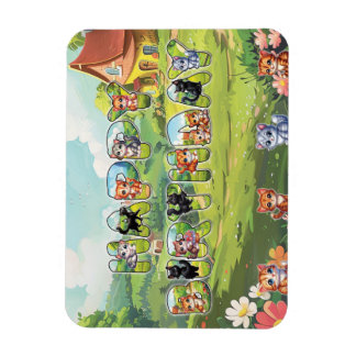 ハッピーバースデー用猫好き猫マグネット マグネット