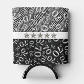 ハッピーバースデー白黒番70テーマ 缶クーラー (裏面)