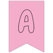 ハッピーバースデー着色バナー風船，帽子，ケーキ バンティングフラッグ (第3の旗)