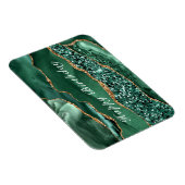 ハッピーバースデー磁石攪拌緑金ゴールドグリッター マグネット (右側)