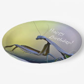 ハッピーバースデー祈マンティス ペーパープレート (アングル)