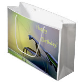 ハッピーバースデー祈マンティス ラージペーパーバッグ (正面アングル)