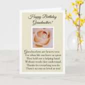 ハッピーバースデー祖母 カード (黄色い花)