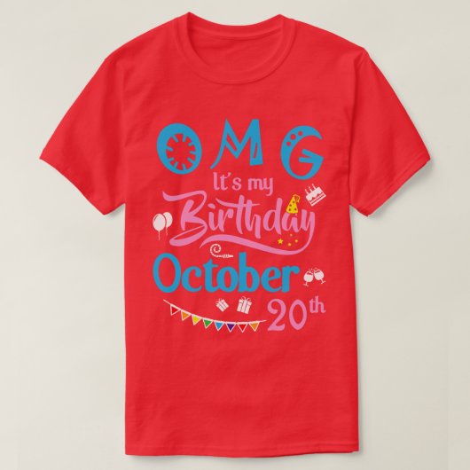 ハッピーバースデー私にママパパ兄弟姉妹だから Tシャツ (デザイン正面)