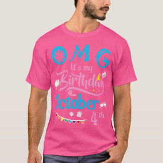 ハッピーバースデー私にママパパ兄弟姉妹だから Tシャツ