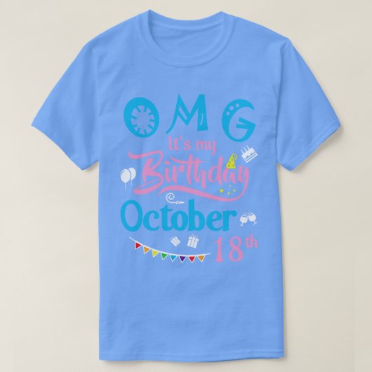 ハッピーバースデー私にママパパ兄弟姉妹だから Tシャツ (デザイン正面)