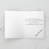 ハッピーバースデー私の友人 カード (内部)