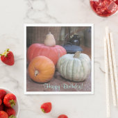 ハッピーバースデー秋テーマ スタンダードランチョンナプキン (インサイチュ)