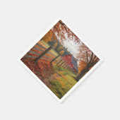 ハッピーバースデー秋 スタンダードカクテルナプキン (角)