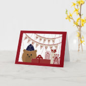 ハッピーバースデー空軍ヒーロー! カード (黄色い花)