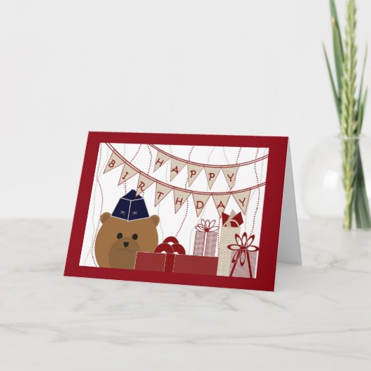 ハッピーバースデー空軍ヒーロー! カード (正面)